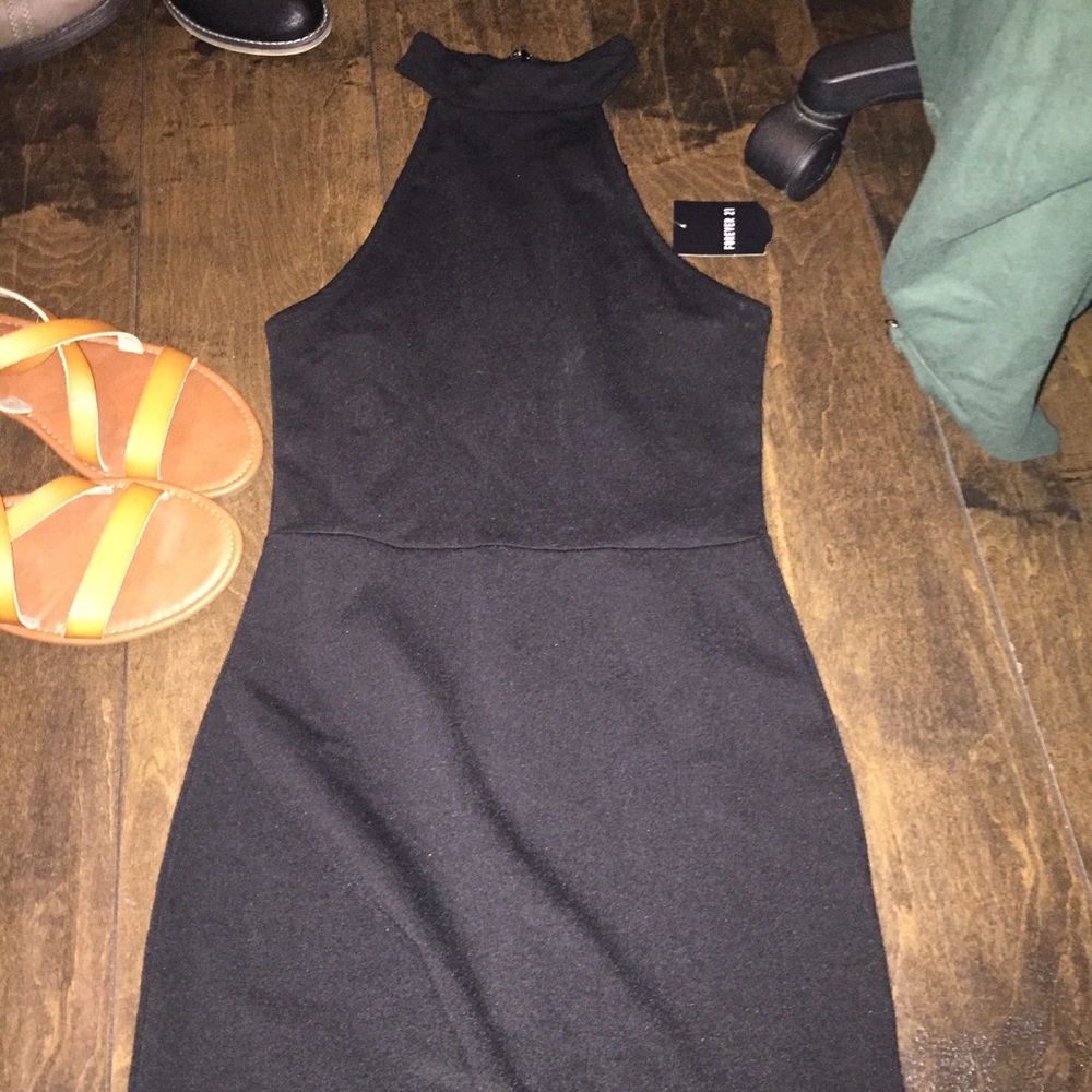 Black dress short and professional